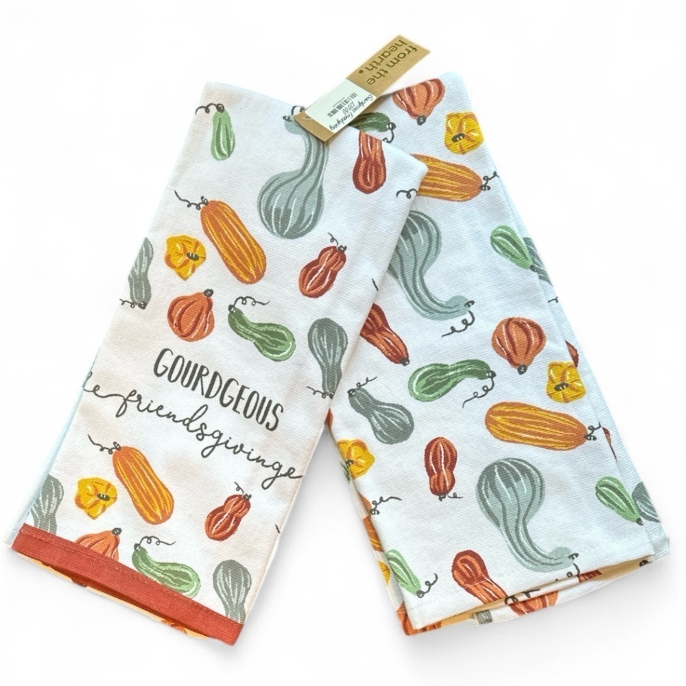 Gourd Print Kitchen Towel - Picture 2 of 2